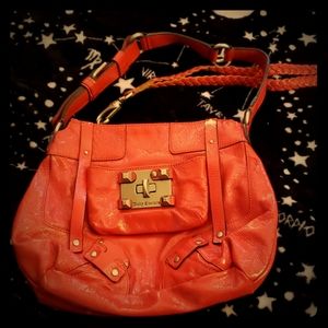 Juicy Couture red patent leather purse y2k